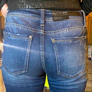 Women’s buckle black Skinny Jeans